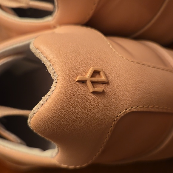 Rag & Bone Spazzolato Pink Leather Sneakers - Picture 7 of 11